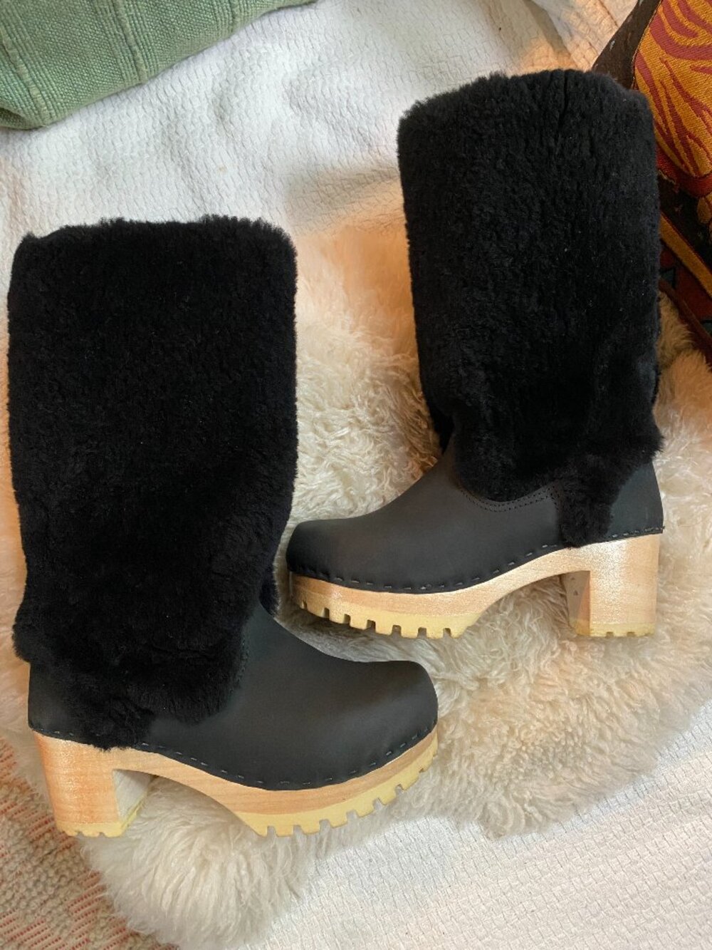 No. 6 Knee High Shearling Boots